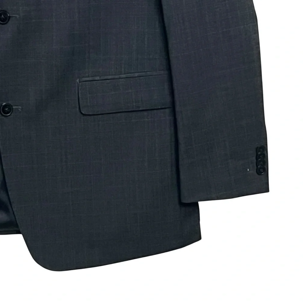 Marc Anthony Blazer Heatherd Charcoal  Men's Sz 44L  NWOT